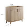 Modway Miles 36 Bathroom Vanity Cabinet (Sink Basin Not Included) - EEI-6400