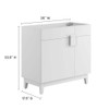 Modway Miles 36 Bathroom Vanity Cabinet (Sink Basin Not Included) - EEI-6400