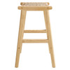 Modway Saoirse Woven Rope Wood Counter Stool - Set Of 2 - EEI-6548