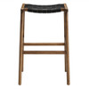 Modway Saoirse Faux Leather Wood Bar Stool - Set Of 2 - EEI-6549