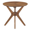 Modway Crossroads 24 Round Wood Side Table - EEI-6558