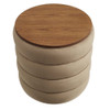 Modway Mezzo Round Performance Velvet Storage Ottoman - EEI-6684