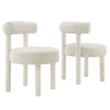 Modway Toulouse Boucle Fabric Dining Chair - Set Of 2 - EEI-6705