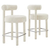 Modway Toulouse Boucle Fabric Counter Stool - Set Of 2 - EEI-6707