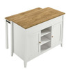 Modway Garland Kitchen Island - EEI-6727-OAK-WHI