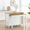 Modway Farmstead Kitchen Island - EEI-6728-OAK-WHI