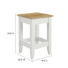 Modway Sunbrook Kitchen Stool - EEI-6729-OAK-WHI