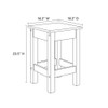 Modway Meadowbrook 3-Piece Kitchen Island And Stool Set - EEI-6731-WMA