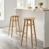 Modway Saville Backless Wood Bar Stools - Set Of 2 - EEI-6740