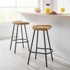 Modway Concord Backless Wood Counter Stools - Set Of 2 - EEI-6741