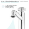 Avallon Single Hole, Single-Handle Wheel, High Arc Bathroom Faucet in Chrome SM-BF81C