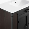 Modway Steamforge 36" Bathroom Vanity - EEI-6417-WHI-BLK