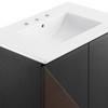 Modway Alchemist 30" Bathroom Vanity - EEI-6462-WHI-BLK