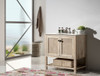 Legion Furniture 36" Solid Wood Sink Vanity with Marble Top - WH5136