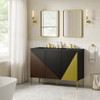 Modway Alchemist 48" Double Sink Bathroom Vanity - EEI-6667-BLK-BLK