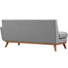 Modway Engage Right-Arm Upholstered Fabric Loveseat EEI-1792-GRY Expectation Gray