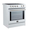 Forno Leonardo Espresso 30-Inch Slide-In White Induction Range - FFSIN0982-30WHT  16