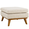 Modway Engage Upholstered Fabric Ottoman EEI-1797-BEI Beige