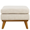 Modway Engage Upholstered Fabric Ottoman EEI-1797-BEI Beige