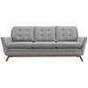 Modway Beguile Upholstered Fabric Sofa EEI-1800-GRY Expectation Gray