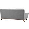 Modway Beguile Upholstered Fabric Sofa EEI-1800-GRY Expectation Gray