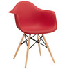 Modway Pyramid Dining Armchair EEI-182-RED Red