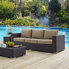 Modway Convene Outdoor Patio Sofa EEI-1844-EXP-MOC Espresso Mocha