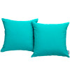 Modway Convene Two Piece Outdoor Patio Pillow Set EEI-2001-TRQ Turquoise