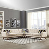 Modway Engage L-Shaped Sectional Sofa EEI-2108-BEI-SET Beige