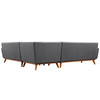 Modway Engage L-Shaped Sectional Sofa EEI-2108-DOR-SET Gray