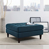 Modway Empress Upholstered Fabric Large Ottoman EEI-2139-AZU Azure