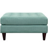 Modway Empress Upholstered Fabric Large Ottoman EEI-2139-LAG Laguna