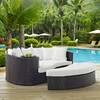 Modway Convene Outdoor Patio Daybed EEI-2176-EXP-WHI Espresso White