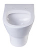 EAGO WD332 Round Modern Wall Mount Dual Flush Toilet Bowl