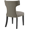 Modway Curve Fabric Dining Chair EEI-2221-GRA Granite