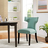 Modway Curve Fabric Dining Chair EEI-2221-LAG Laguna