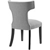 Modway Curve Fabric Dining Chair EEI-2221-LGR Light Gray