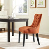 Modway Regent Tufted Fabric Dining Side Chair EEI-2223-ORA Orange