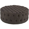 Modway Amour Upholstered Fabric Ottoman EEI-2225-BRN Brown