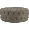 Modway Amour Upholstered Fabric Ottoman EEI-2225-GRA Granite