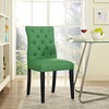 Modway Duchess Fabric Dining Chair EEI-2231-GRN Kelly Green