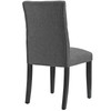 Modway Duchess Fabric Dining Chair EEI-2231-GRY Gray