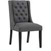 Modway Baronet Fabric Dining Chair EEI-2235-GRY Gray