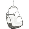 Modway Arbor Outdoor Patio Wood Swing Chair EEI-2279-WHI-SET White