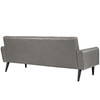 Modway Delve Upholstered Vinyl Sofa EEI-2457-GRY Gray