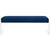 Modway Roam Performance Velvet Bench EEI-2461-NAV Navy