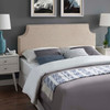 Modway Laura King Upholstered Fabric Headboard MOD-5396-BEI Beige