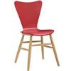 Modway Cascade Wood Dining Chair EEI-2672-RED Red