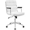 Modway Portray Highback Upholstered Vinyl Office Chair EEI-2685-WHI White