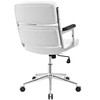 Modway Portray Highback Upholstered Vinyl Office Chair EEI-2685-WHI White